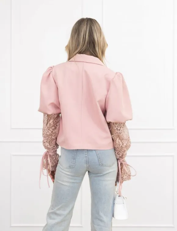 Quinn blazer roze