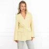 Rinske blazer geel