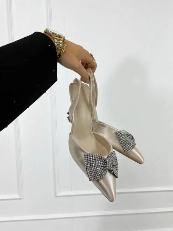 River heels beige