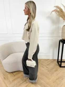 Roos blouse beige