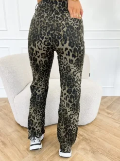 Rosy wide leg jeans panter