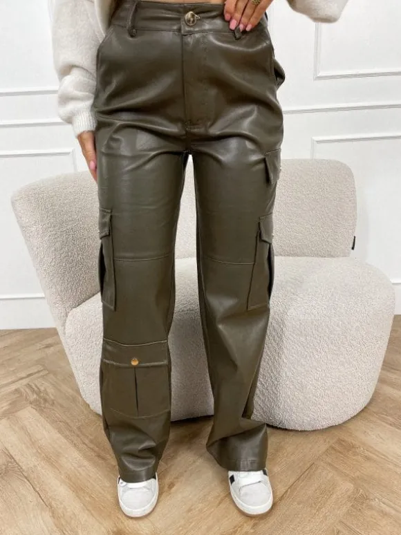 Rowi cargo broek groen