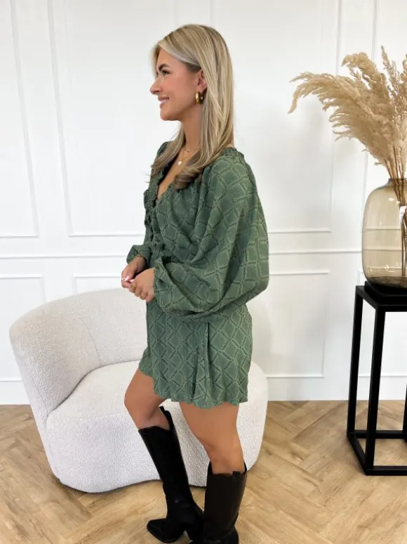 Rowie playsuit groen