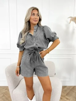 Roxie playsuit grijs