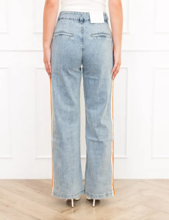 Selina wide leg jeans blauw