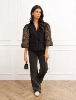 Serina blazer panter