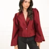 Sharis blazer bordeaux