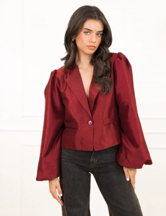 Sharis blazer bordeaux