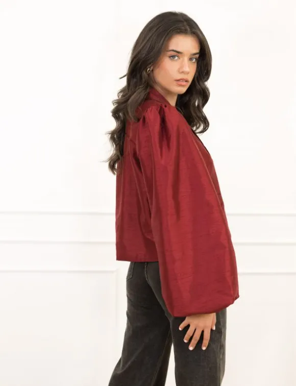 Sharis blazer bordeaux