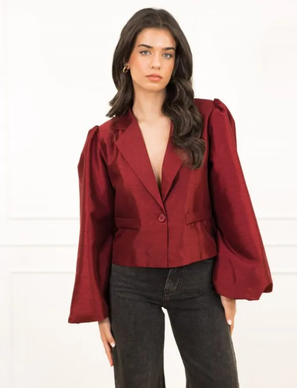 Sharis blazer bordeaux