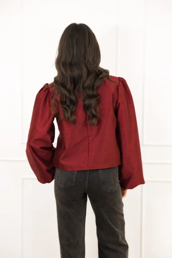 Sharis blazer bordeaux