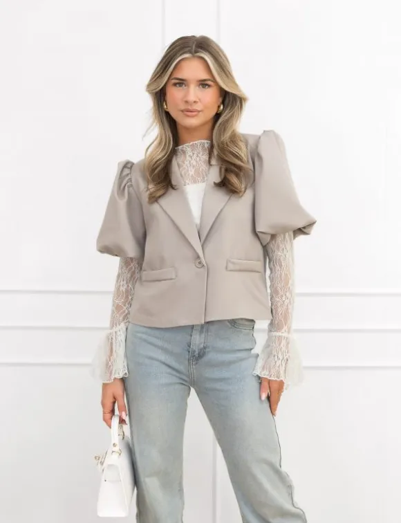 Sira blazer taupe