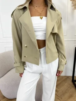 Sophia trenchcoat taupe