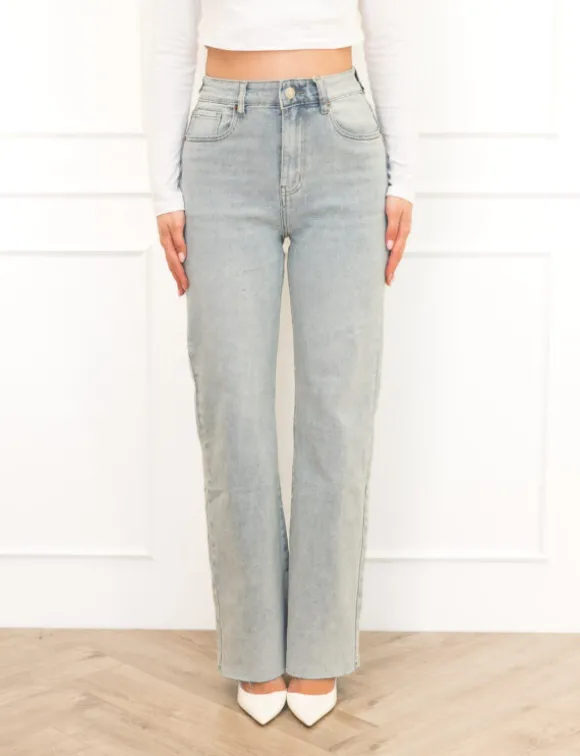 Stella wide leg jeans licht blauw