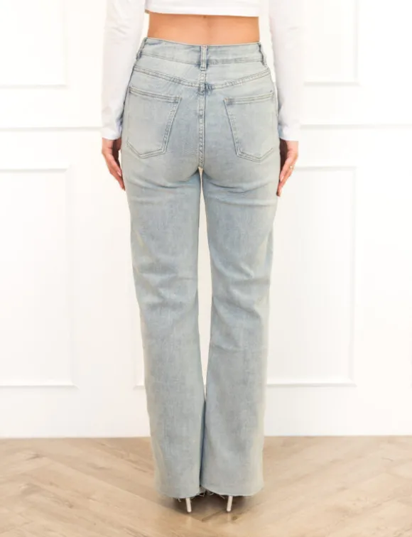Stella wide leg jeans licht blauw