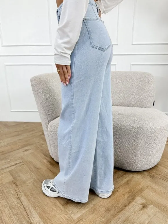 Susan wide leg jeans blauw