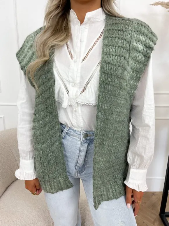 Suus gilet groen