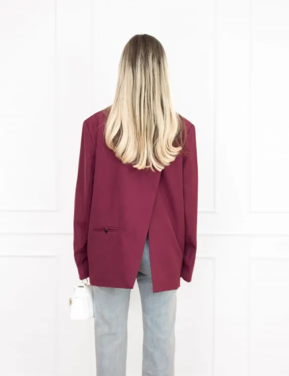 Tessa blazer aubergine