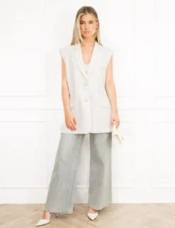 Tessa gilet off white