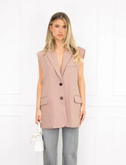 Tessa gilet roze