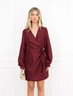 Valerie jurk bordeaux