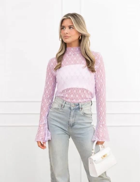 Veerle top lila