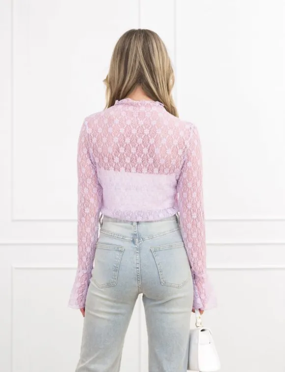 Veerle top lila