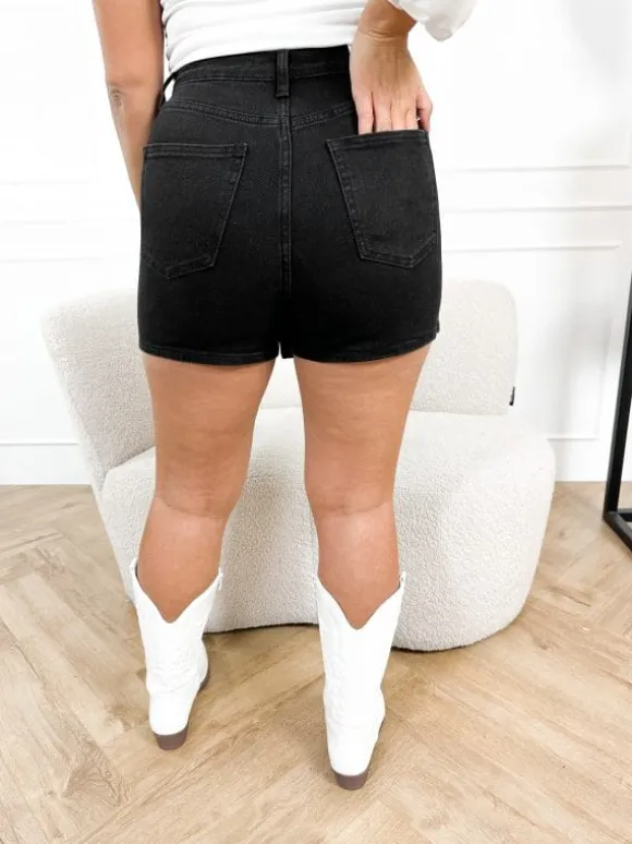 Viola strass skort zwart