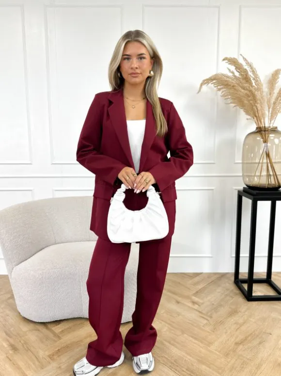 Willemijn blazer bordeaux