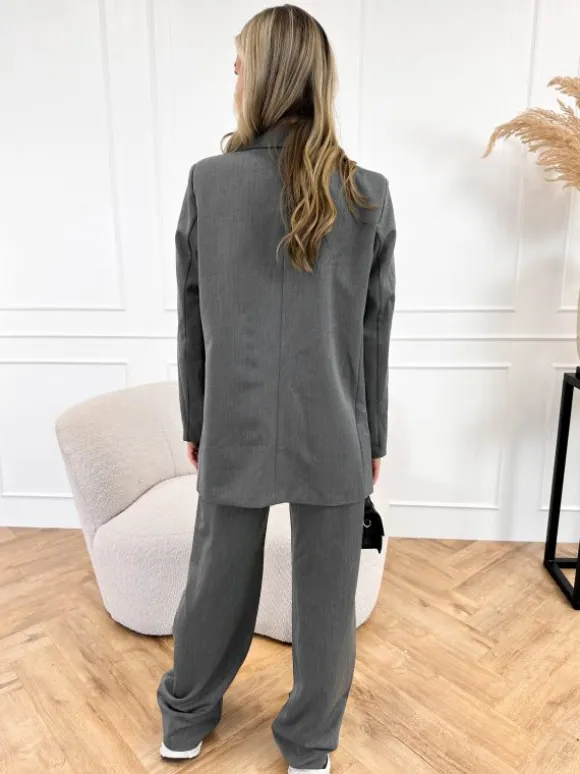 Willemijn blazer grijs