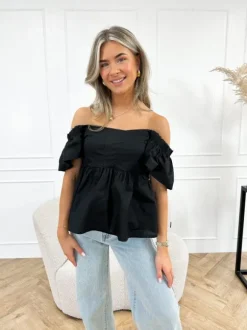 Xana top zwart