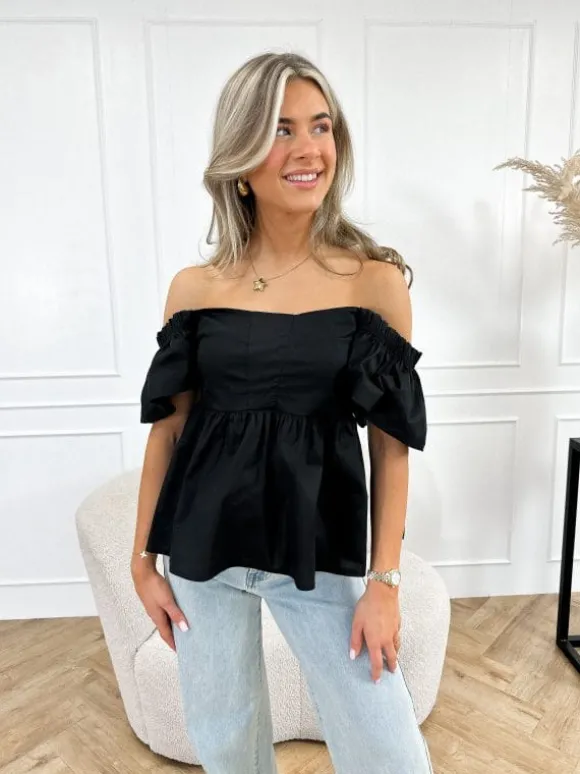 Xana top zwart