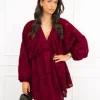 Yael jurk bordeaux