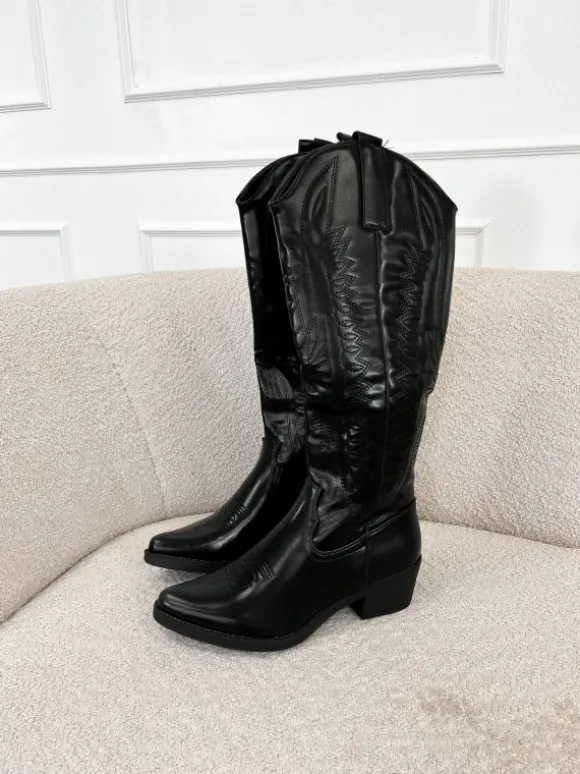 Yaraa western boots black