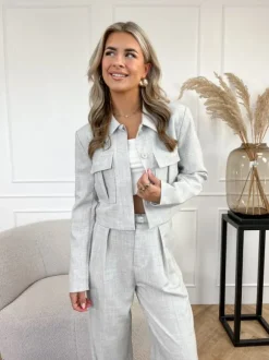 Ylva jasje licht grijs