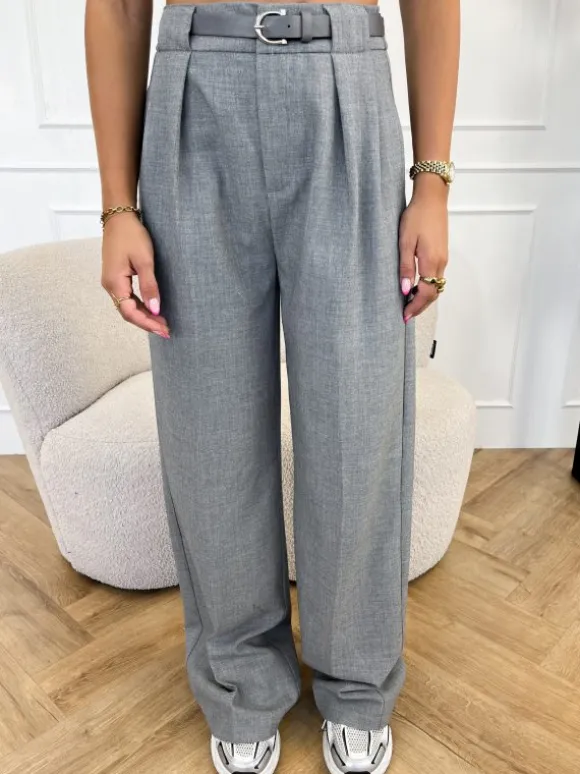 Ylva pantalon grijs