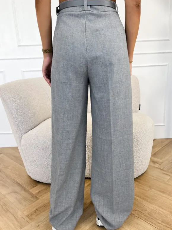 Ylva pantalon grijs