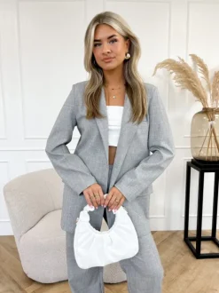 Yoni blazer grijs