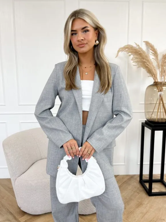 Yoni blazer grijs