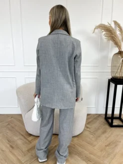 Yoni blazer grijs