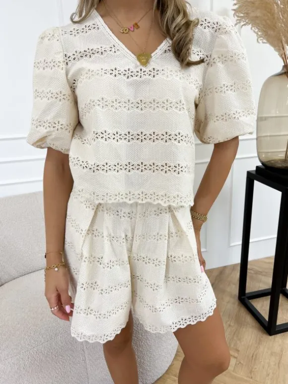 Yumi top beige