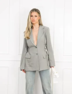 Zalia blazer grijs